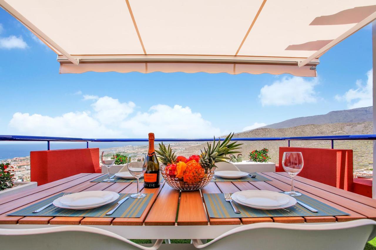 Wonderful View, Huge Terrace Solarium, Private Parking Apartment Costa Adeje  Ngoại thất bức ảnh