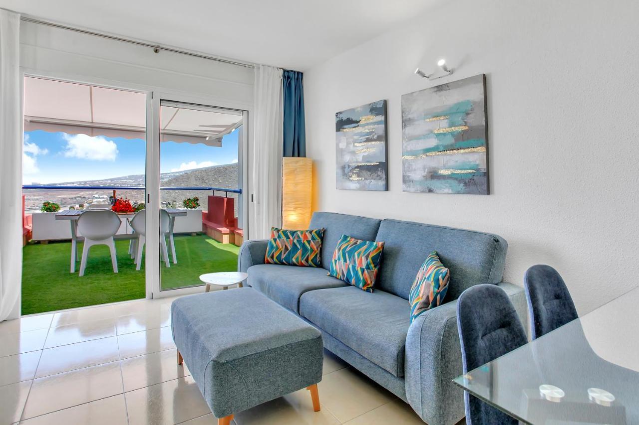 Wonderful View, Huge Terrace Solarium, Private Parking Apartment Costa Adeje  Ngoại thất bức ảnh