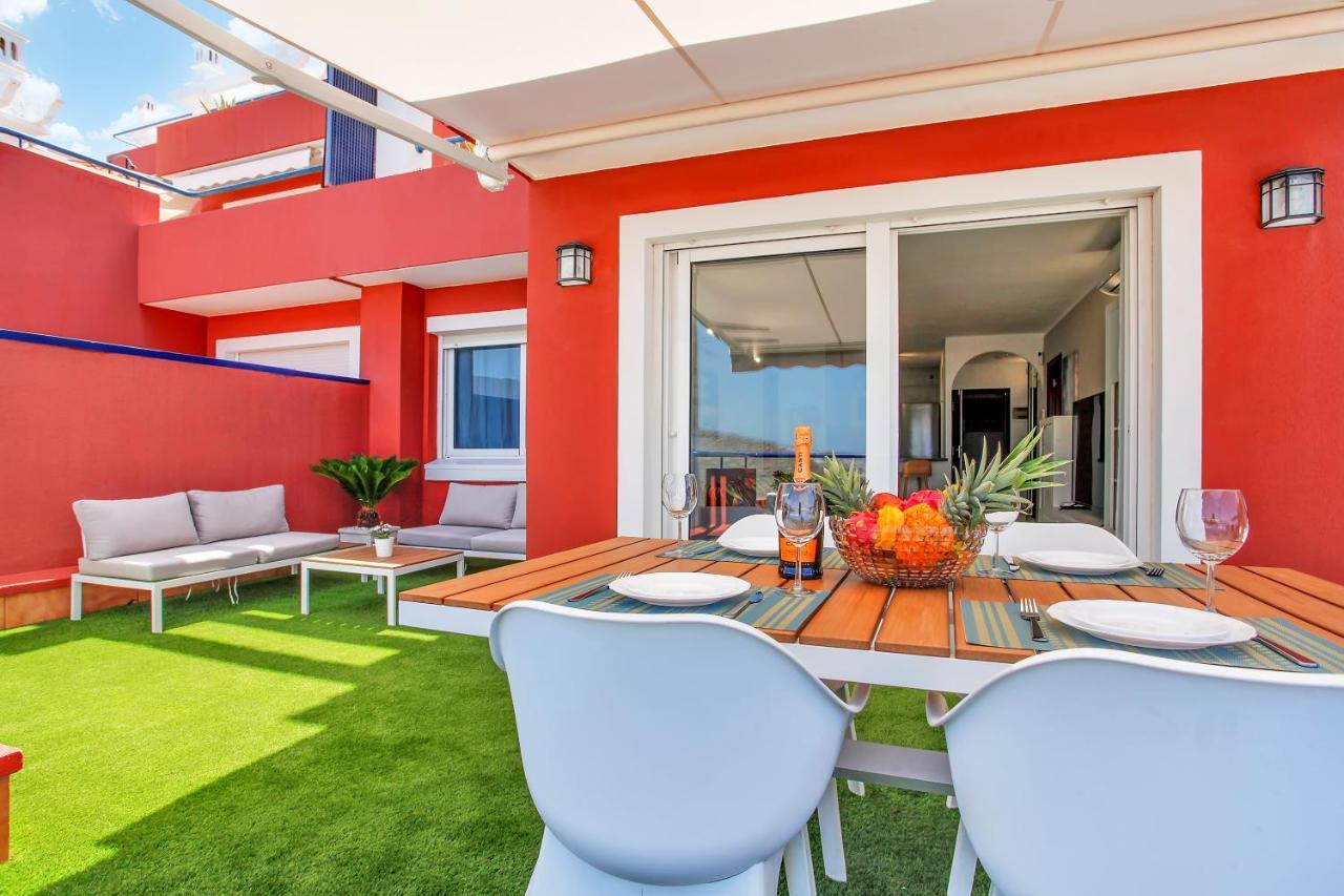 Wonderful View, Huge Terrace Solarium, Private Parking Apartment Costa Adeje  Ngoại thất bức ảnh